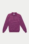 Wolf Vs. Goat (WvG) Wool Knitted Long Sleeve Polo
