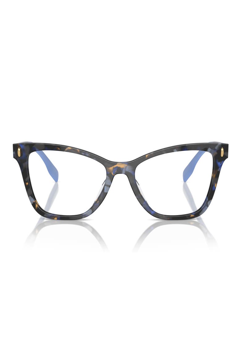51mm Cat Eye Optical Glasses, Main, color, BLUE TORTOISE