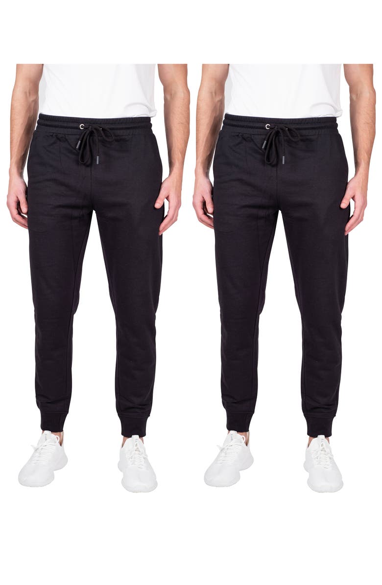 LOUNGEHERO Fleece Joggers - Pack of 2, Main, color, 