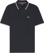BOSS Parlay Tipped Cotton Polo