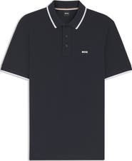 BOSS Parlay Tipped Cotton Polo