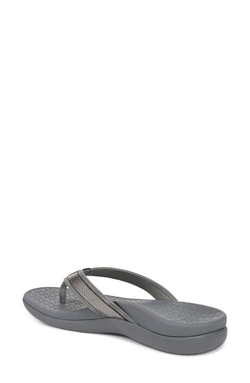 Vionic Tide 2.0 Flip Flop In Gray