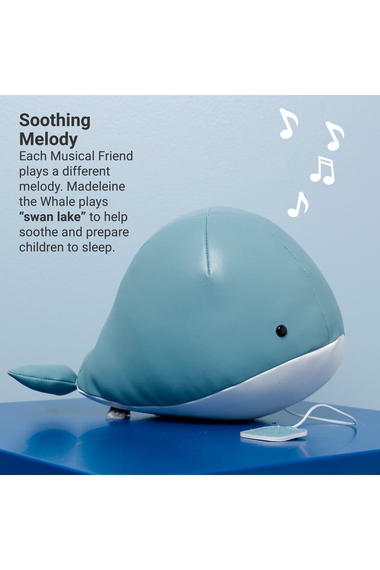Musical Animals - Whale, Plush Baby Music Box, Nursery Toy & Decor, Alternate, color, Blue