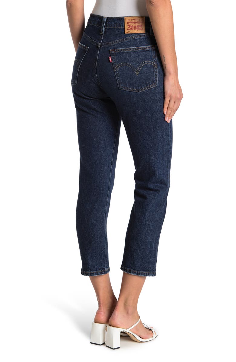 Levi's<sup>®</sup> LEVIS 501 Distressed High Rise Crop Jeans, Alternate, color,