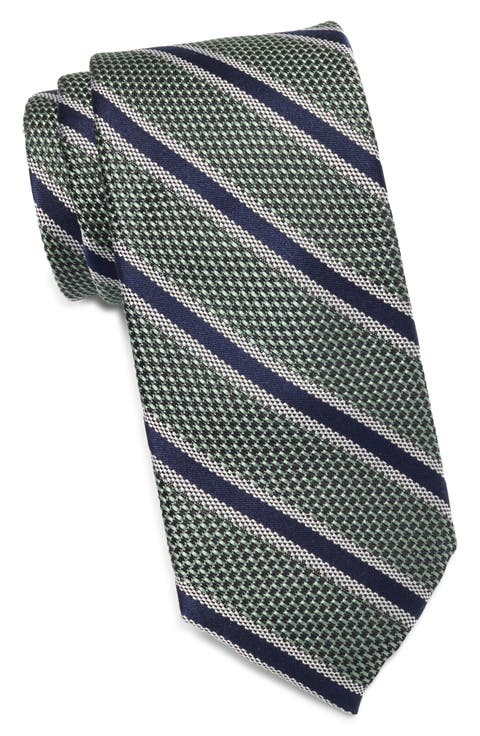 Talman Stripe Silk Tie