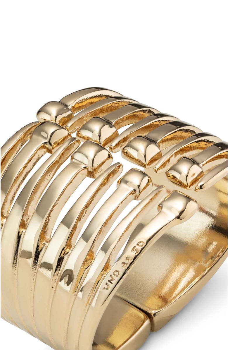 UNODE50 Nailhead Accent Bracelet, Alternate, color, Gold