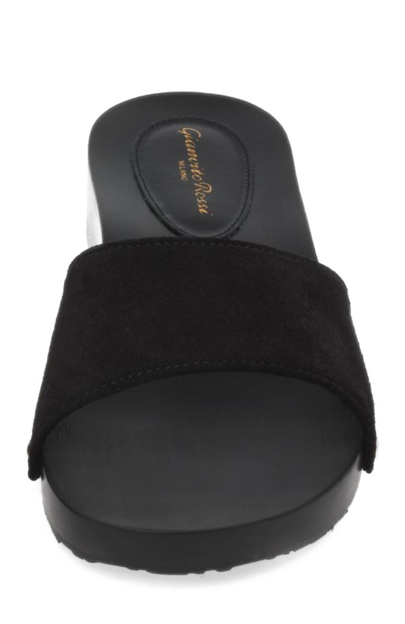 Riviera Sandals, Alternate, color, Black Suede
