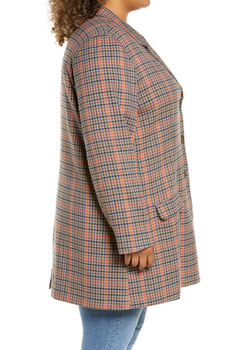 BB Dakota by Steve Madden BB Dakota Plaid Boyfriend Blazer, Alternate, color,