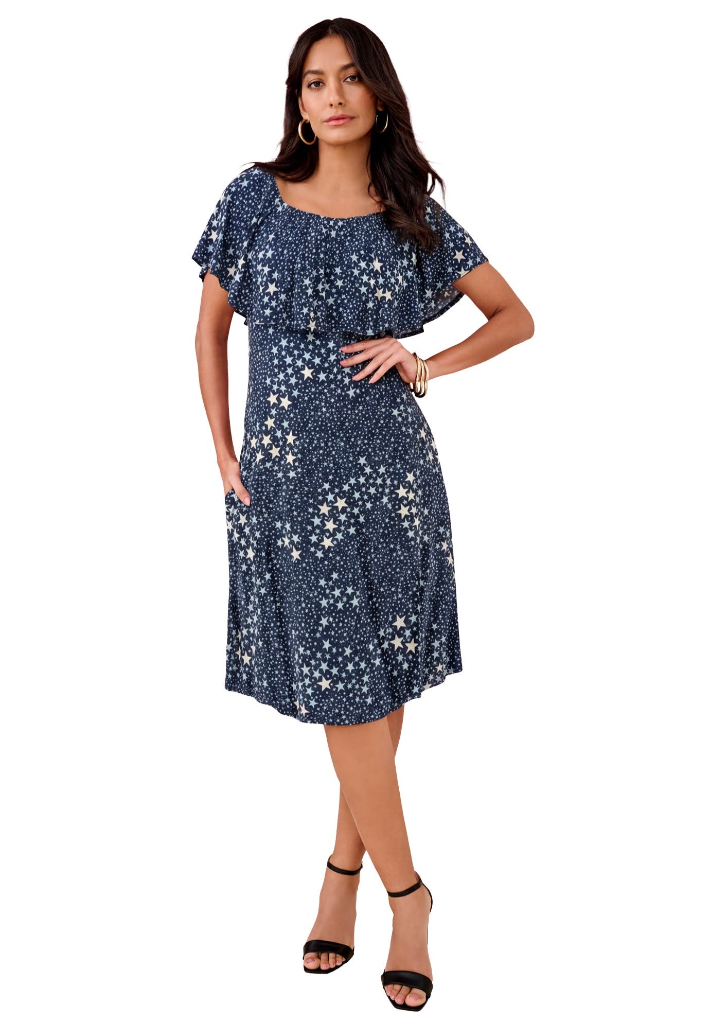 EVENING BLUE AMERICANA STARS