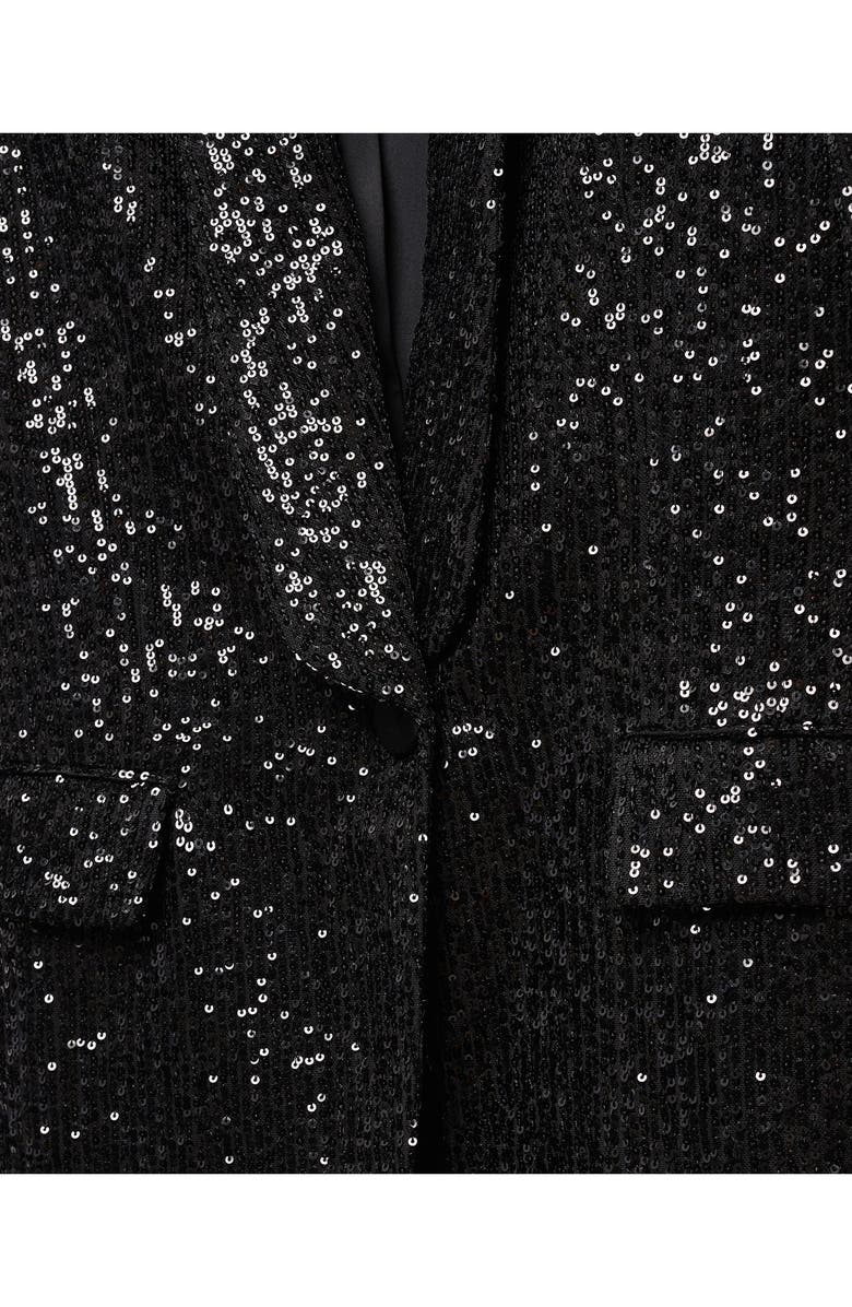 MANGO Sequin Blazer, Alternate, color, 