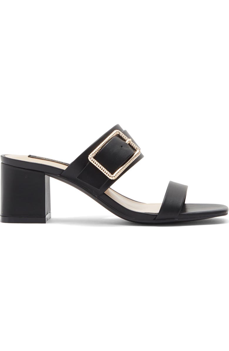 RACHEL Rachel Roy Ravello Block Heel Slide Sandal, Alternate, color, Black