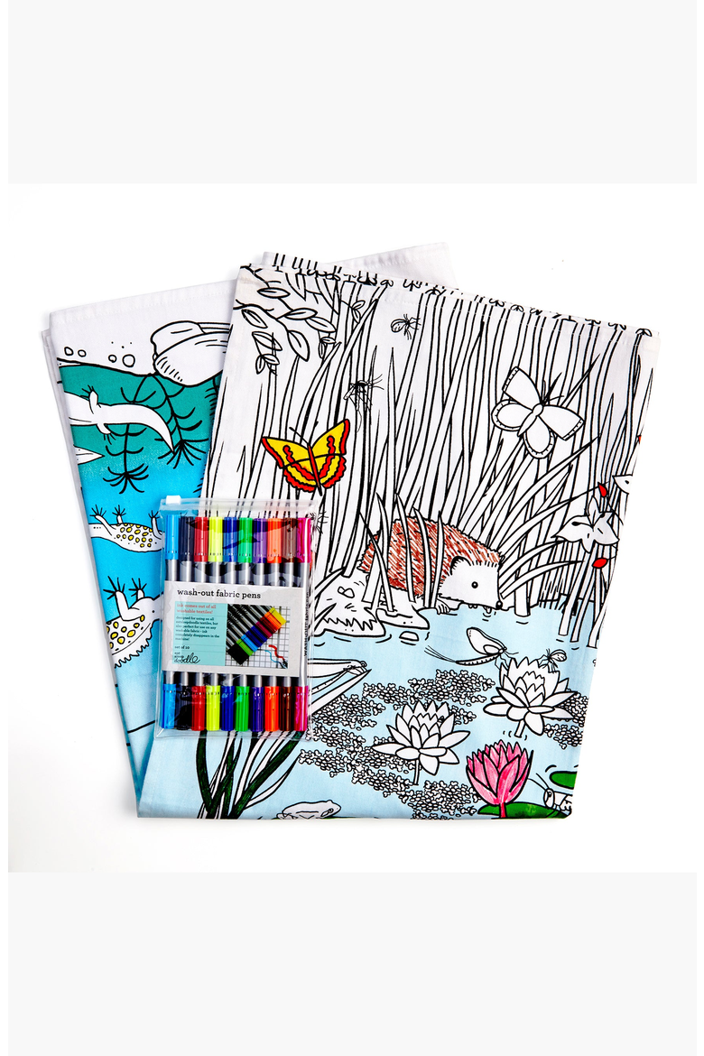 Nature & Wildlife Pond Adventure Tablecloth, Main, color, Pond Adventure
