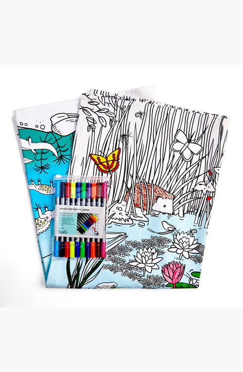 Nature & Wildlife Pond Adventure Tablecloth