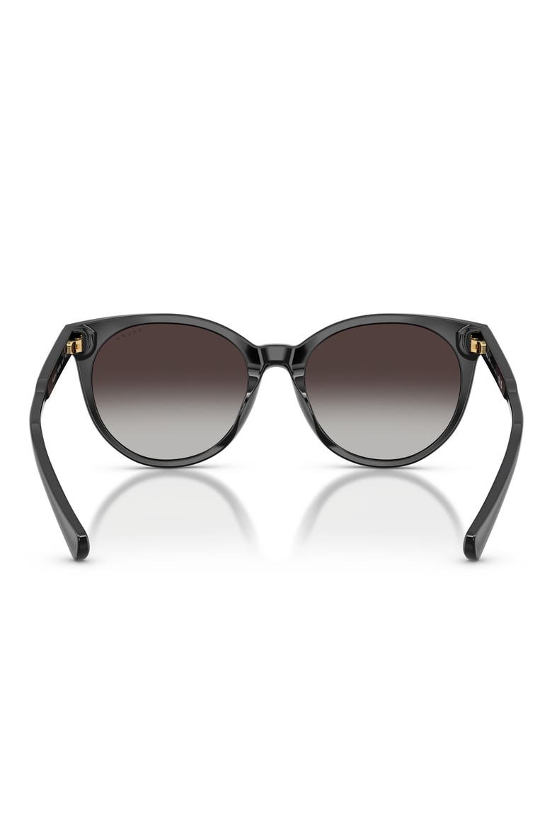 55mm Gradient Phantos Sunglasses, Alternate, color, SHINY BLACK / GREY GRADIENT