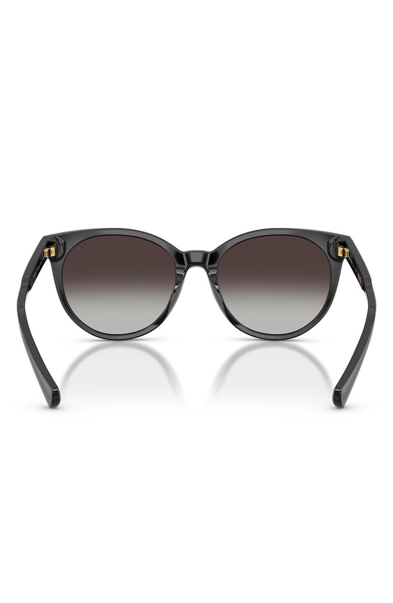 RALPH 55mm Gradient Phantos Sunglasses, Alternate, color, Shiny Black / Grey Gradient