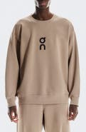 On Club Crewneck Cotton Blend Sweatshirt