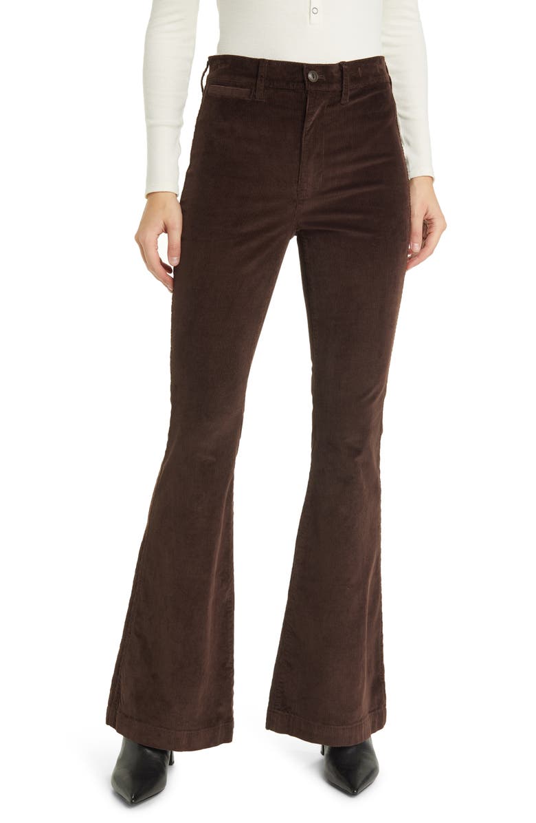 Madewell Perfect Flare Corduroy Pants, Main, color,