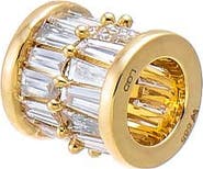 BY ADINA EDEN Lab Grown Diamond Multi Baguette Rondelle Charm 14K