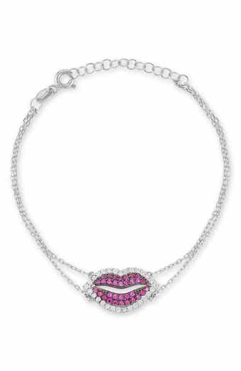 Lips Double Chain Bracelet