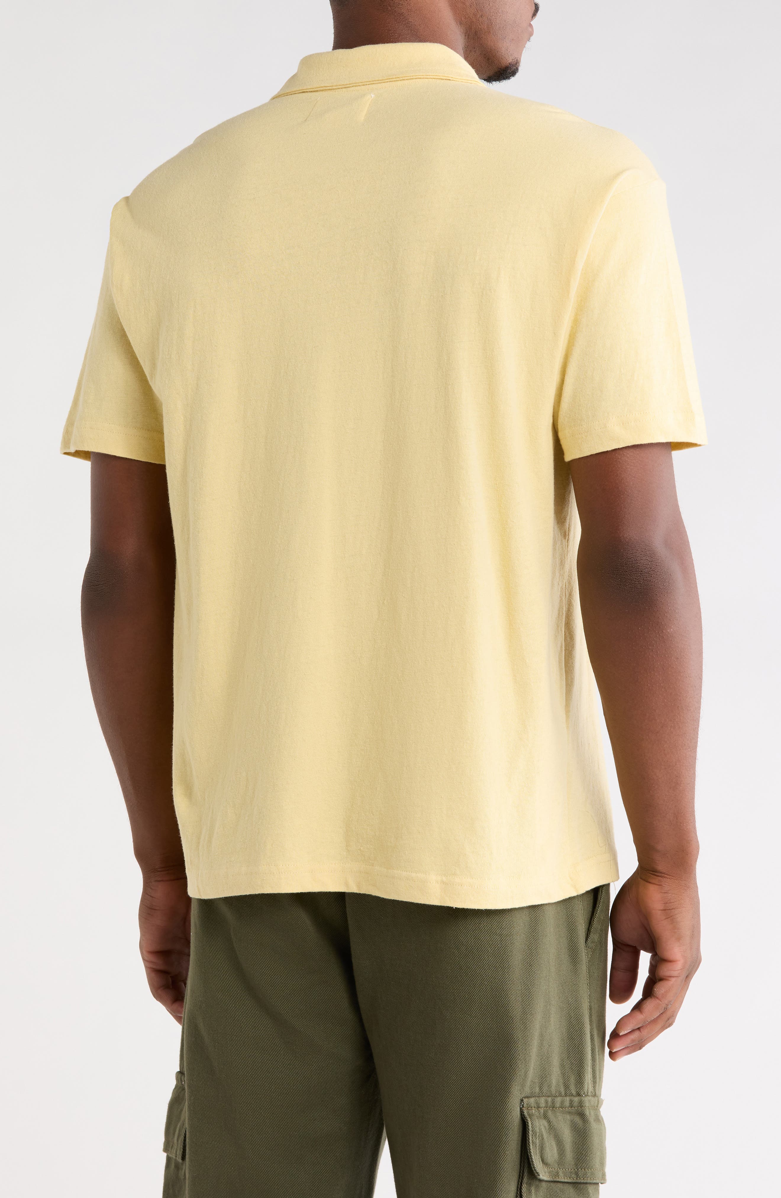 RVCA Cutback Cotton & Hemp Polo (Men) | Nordstromrack