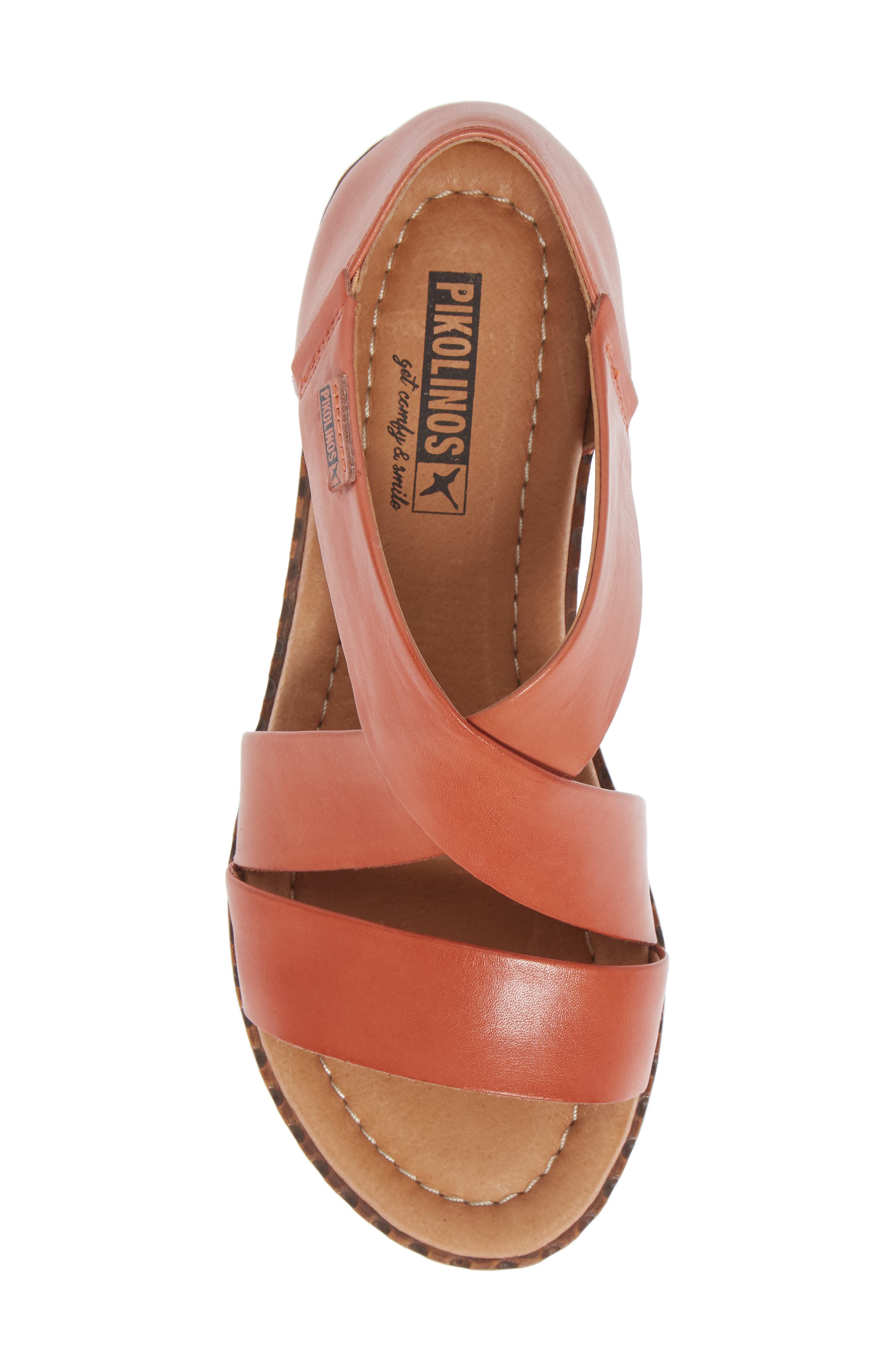Algar Sandal, Alternate, color, SCARLET LEATHER