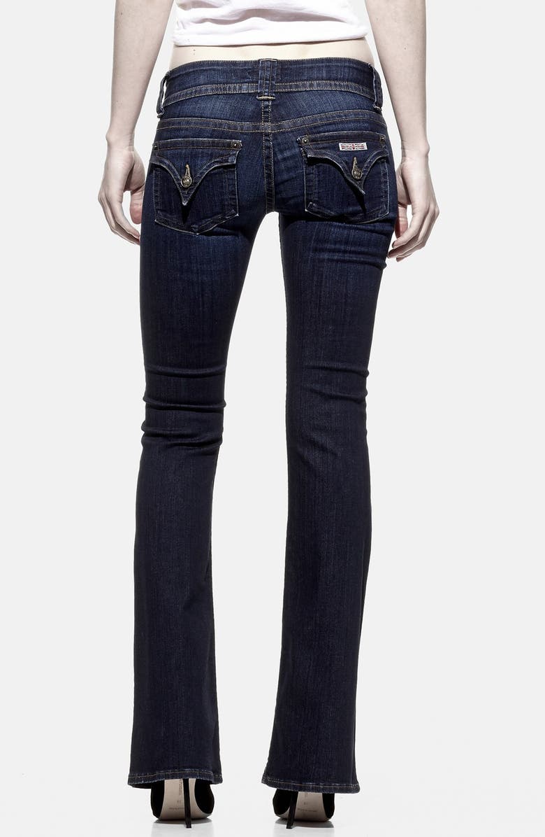 Hudson Jeans Distressed Signature Bootcut Jeans, Alternate, color,