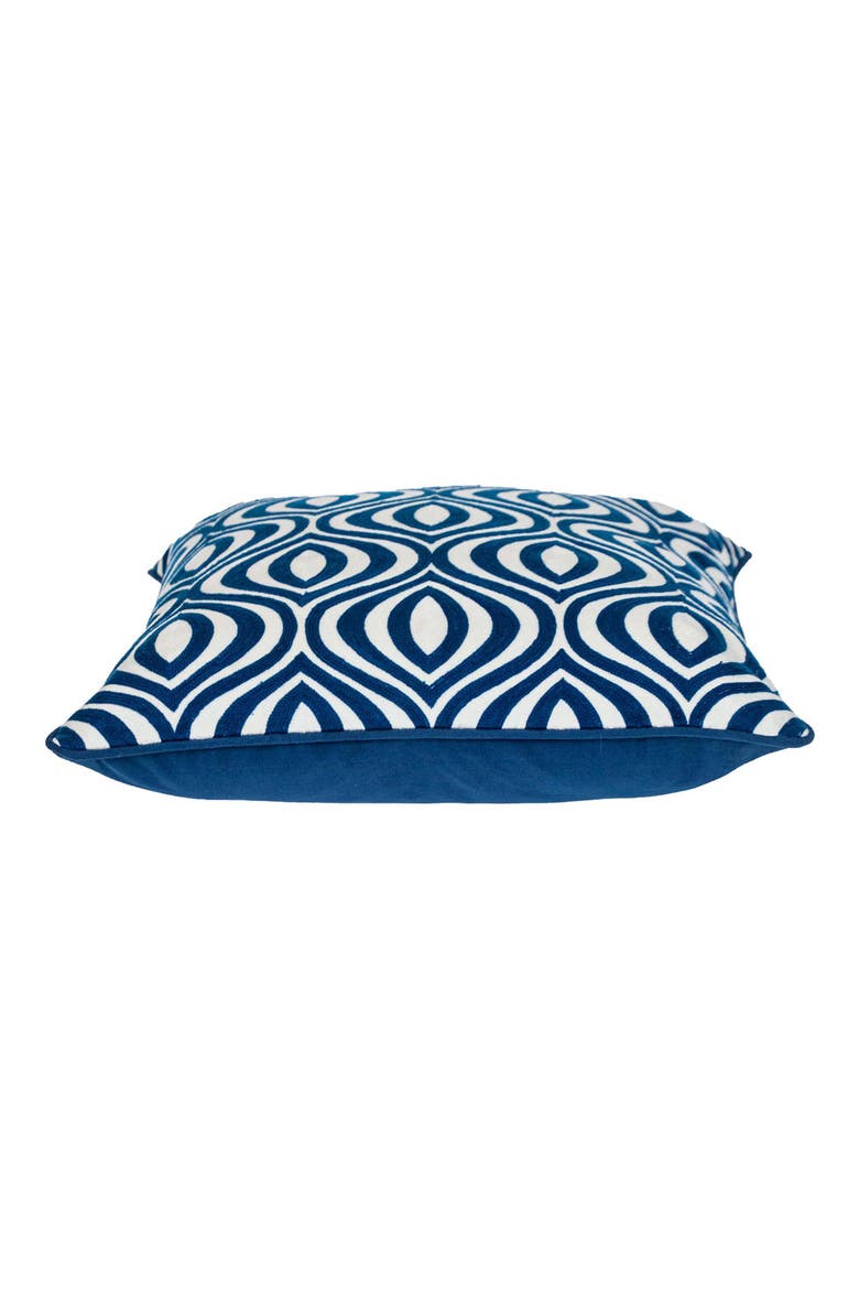Altia Throw Pillow, Alternate, color, BLUE