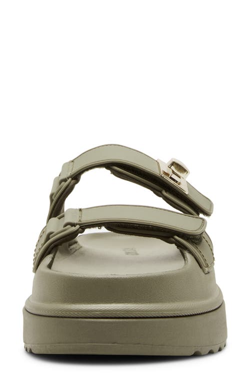 Steve Madden Bigschmona Platform Sandal In Olive