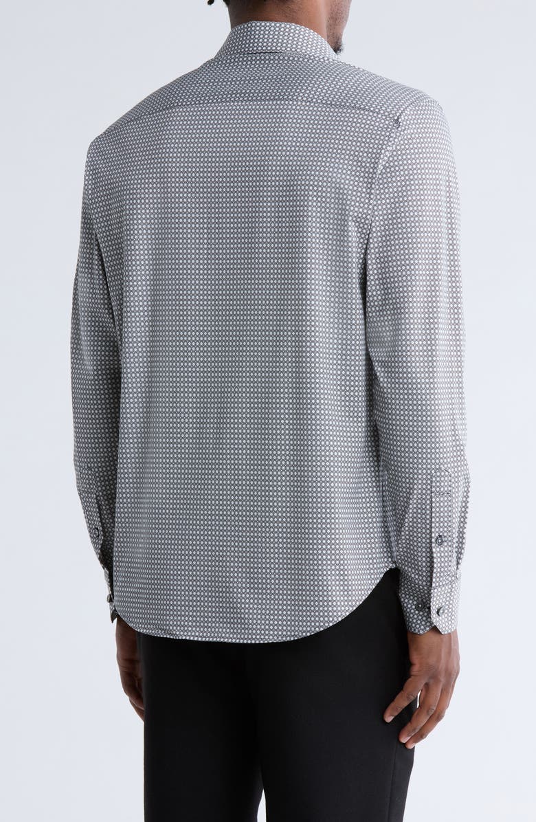 James Stretch Cotton Button-Up Shirt