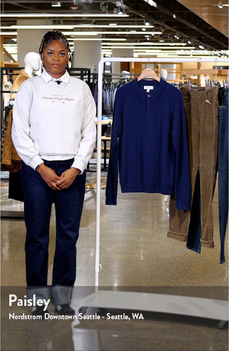 Cashmere Polo Sweater, sales video thumbnail