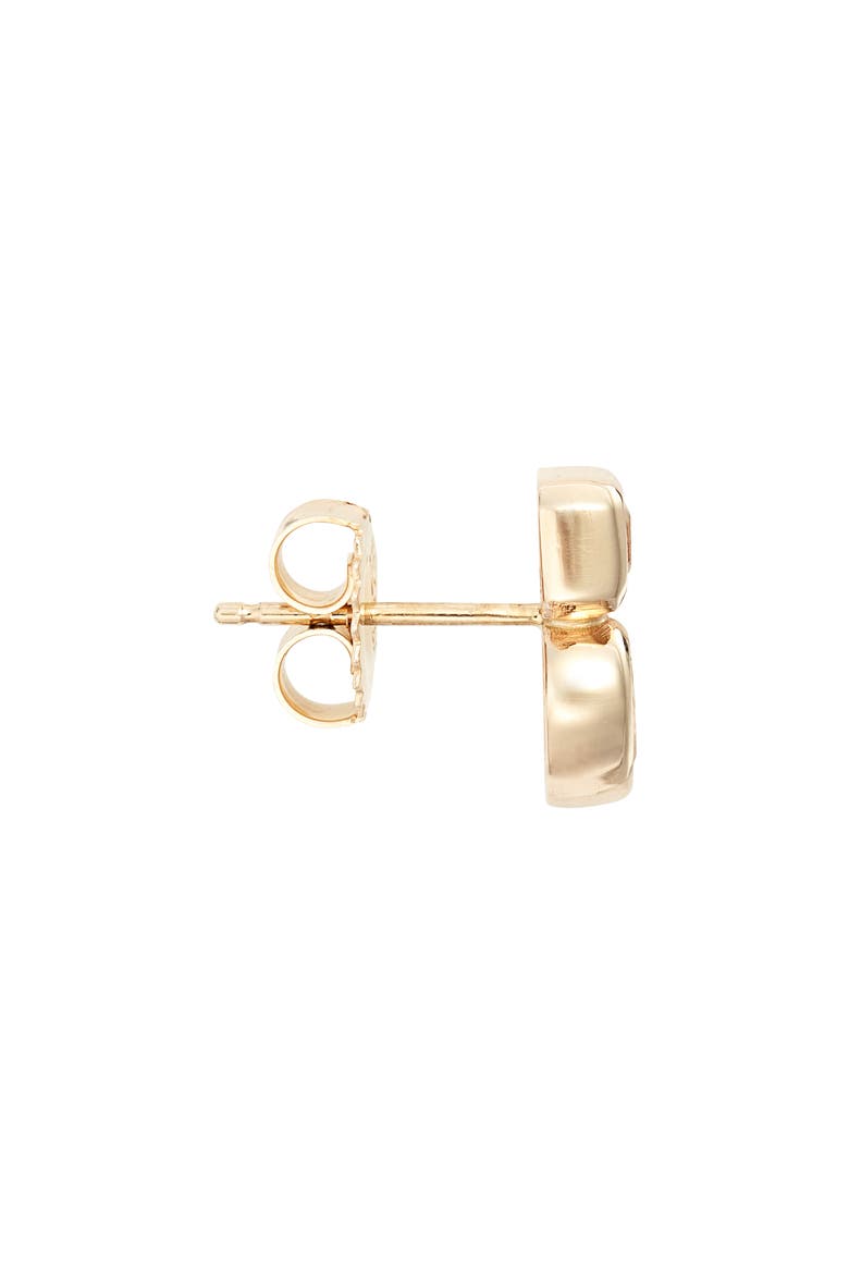 Cleo Jaeda Topaz Stud Earrings, Alternate, color, YELLOW GOLD