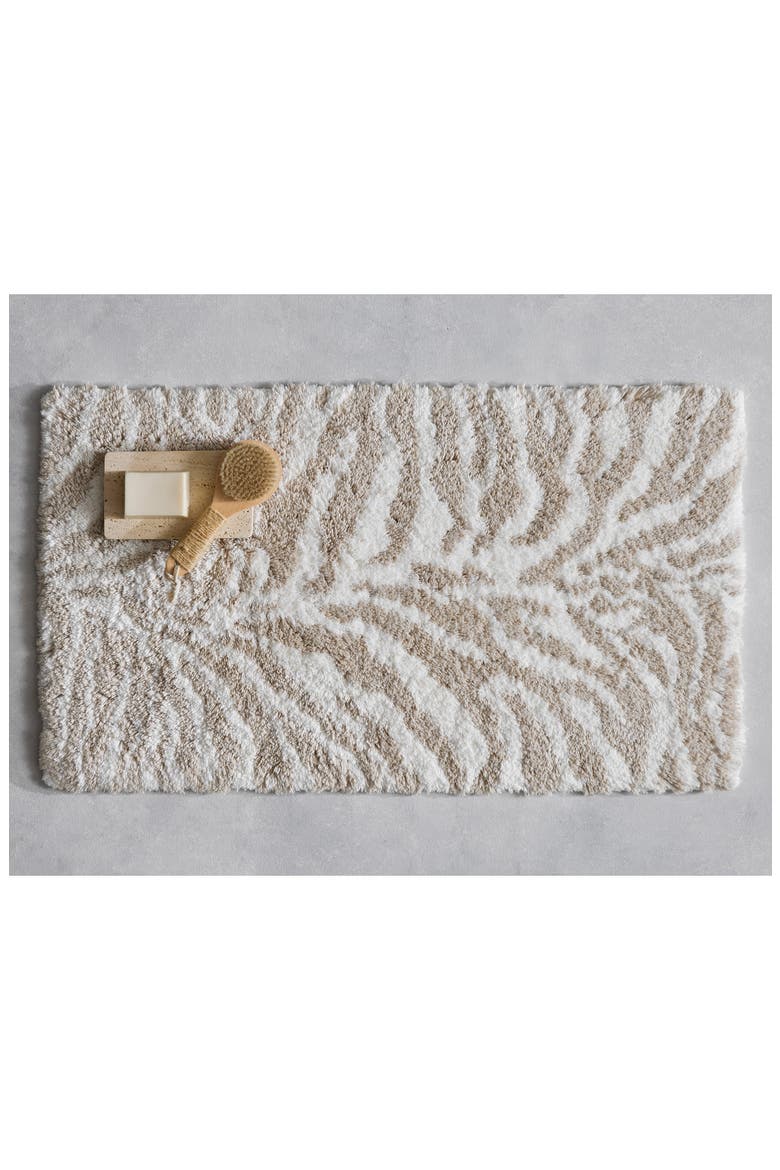 Regine Cotton Bath Rug, Alternate, color, SABLE