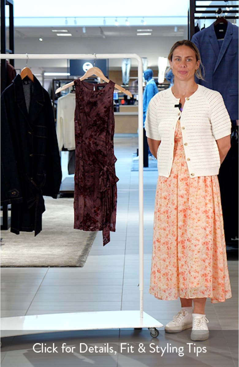 Heiress Tie Waist Minidress, sales video thumbnail