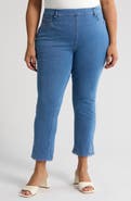 Lysse Yori Eyelet Fringe Hem Crop Straight Leg Jeans