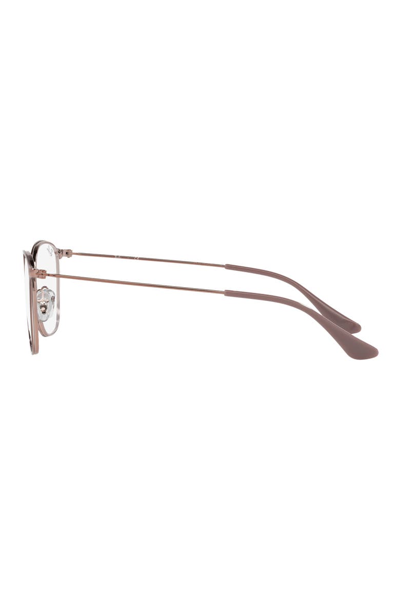 49mm Square Optical Glasses, Alternate, color, COPPER