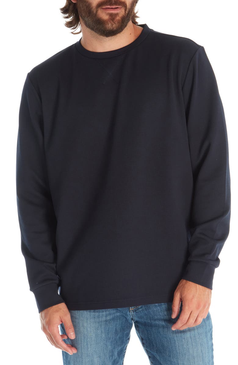 PX Oliver Long Sleeve Thermal T-Shirt, Main, color, Navy