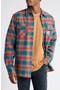 Heart & Mind Ombré Check Flannel Button-Up Shirt