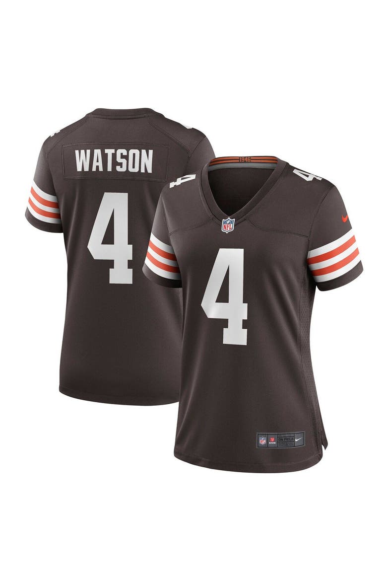 Women's Nike Deshaun Watson Brown Cleveland Browns Player Jersey, Main, color, Brown