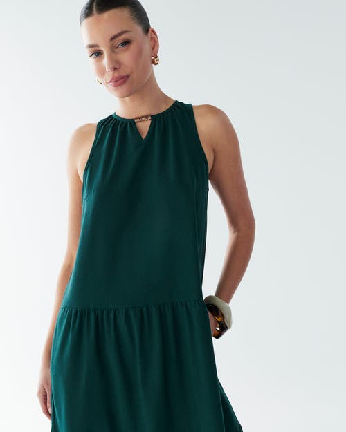 Bwldr Rain Maxi Dress In Green