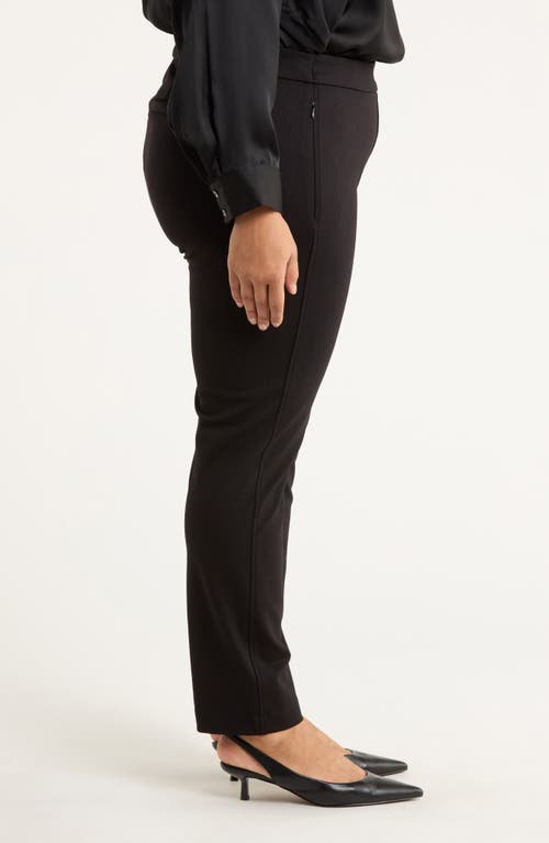 Liverpool Pull-on High Waist Skinny Ponte Pants In Black