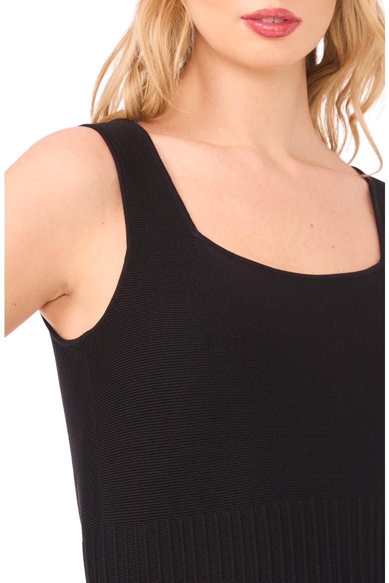 Sleeveless Knit Dress, Alternate, color, RICH BLACK