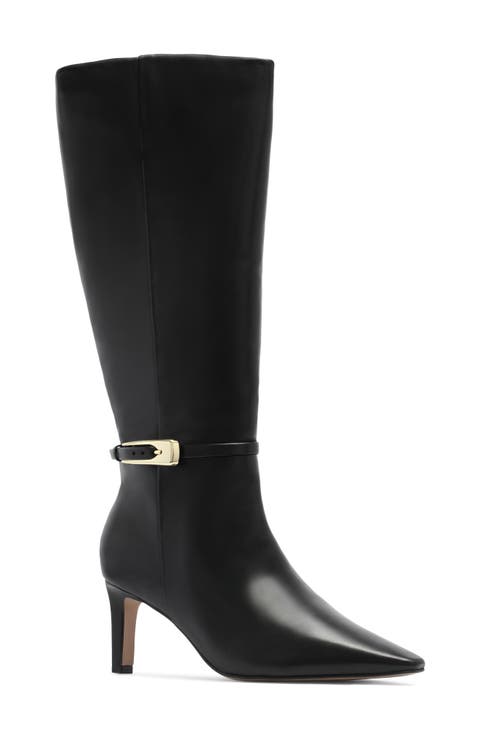 Evie Leather Knee High Boot