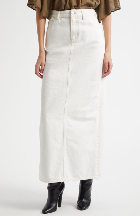 Ozzy Denim Maxi Skirt