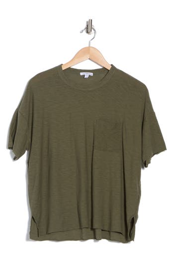 JAMES PERSE JAMES PERSE CREWNECK POCKET T-SHIRT