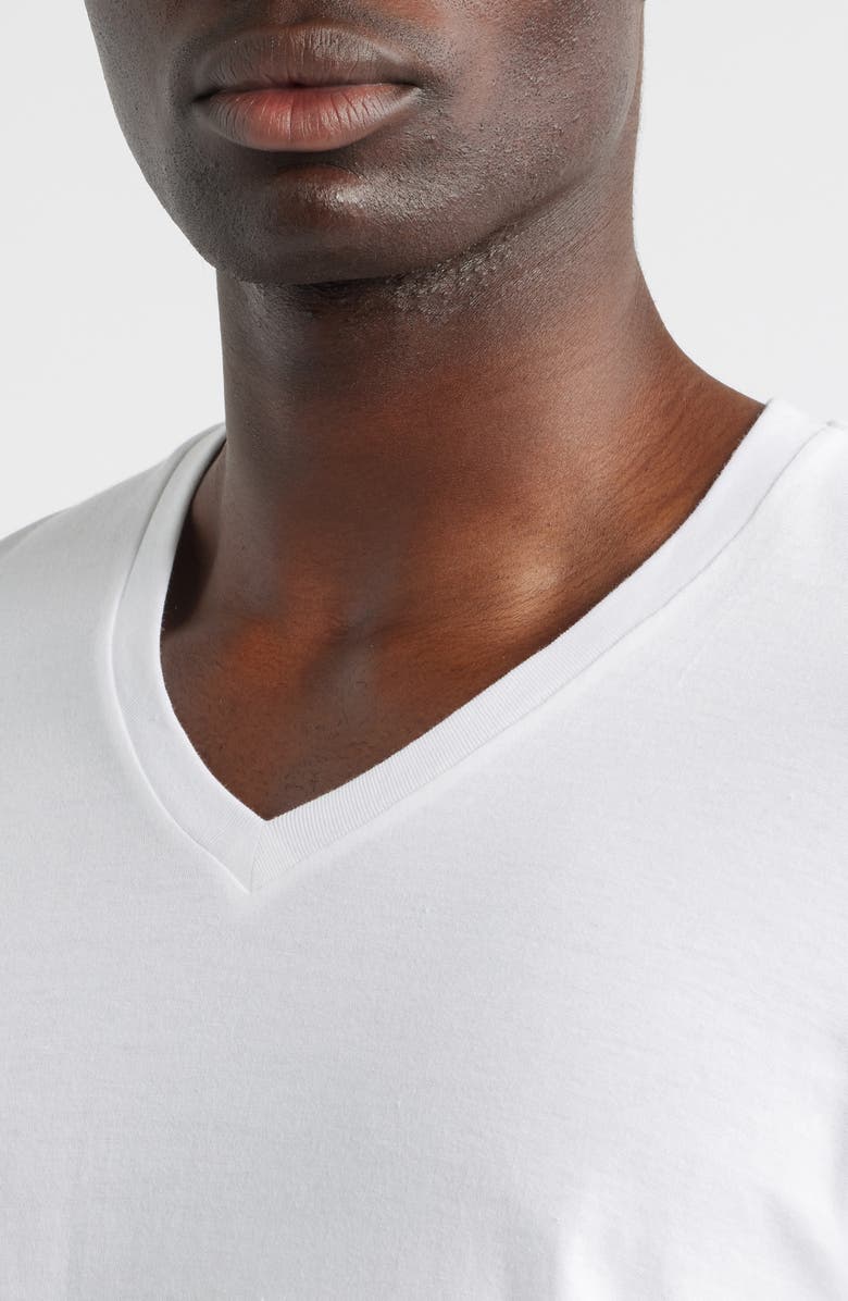 Polo Ralph Lauren 3-Pack Cotton V-Neck T-Shirts, Alternate, color, White