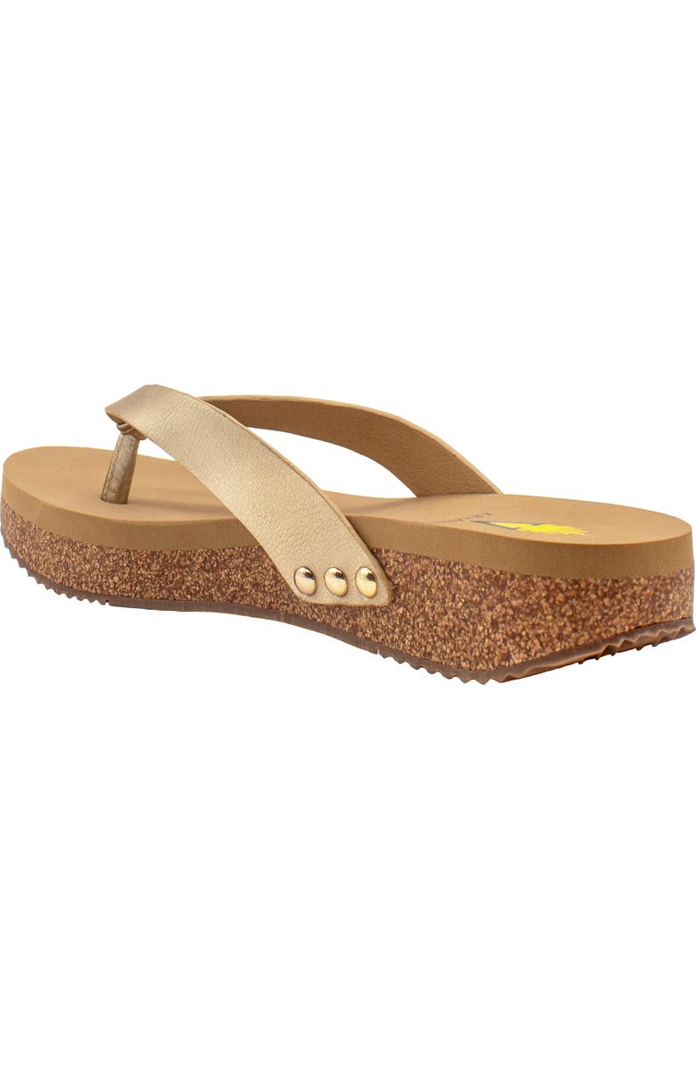 Volatile Reishi Platform Flip Flop, Alternate, color,