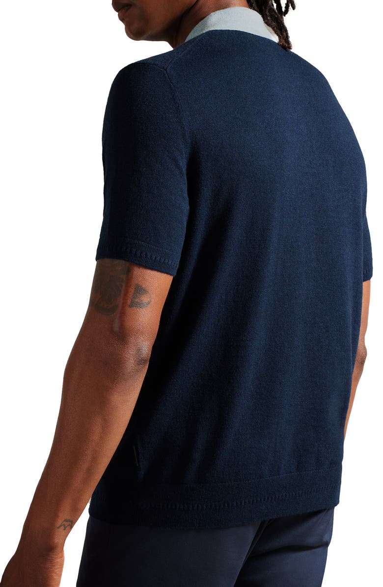 Ted Baker London Arwik Zip Sweater Polo, Alternate, color,