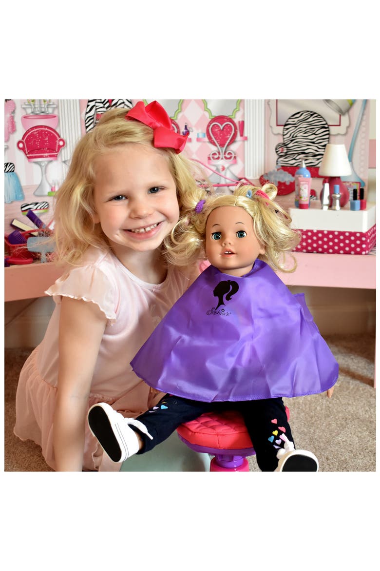 Sophia's Doll Salon Chair Set, Alternate, color, PINK/ PURPLE/ LIGHT BLUE