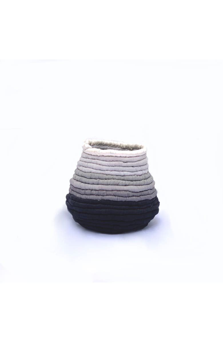 Little Ndaba Ngongo Pot, Alternate, color, White/Black