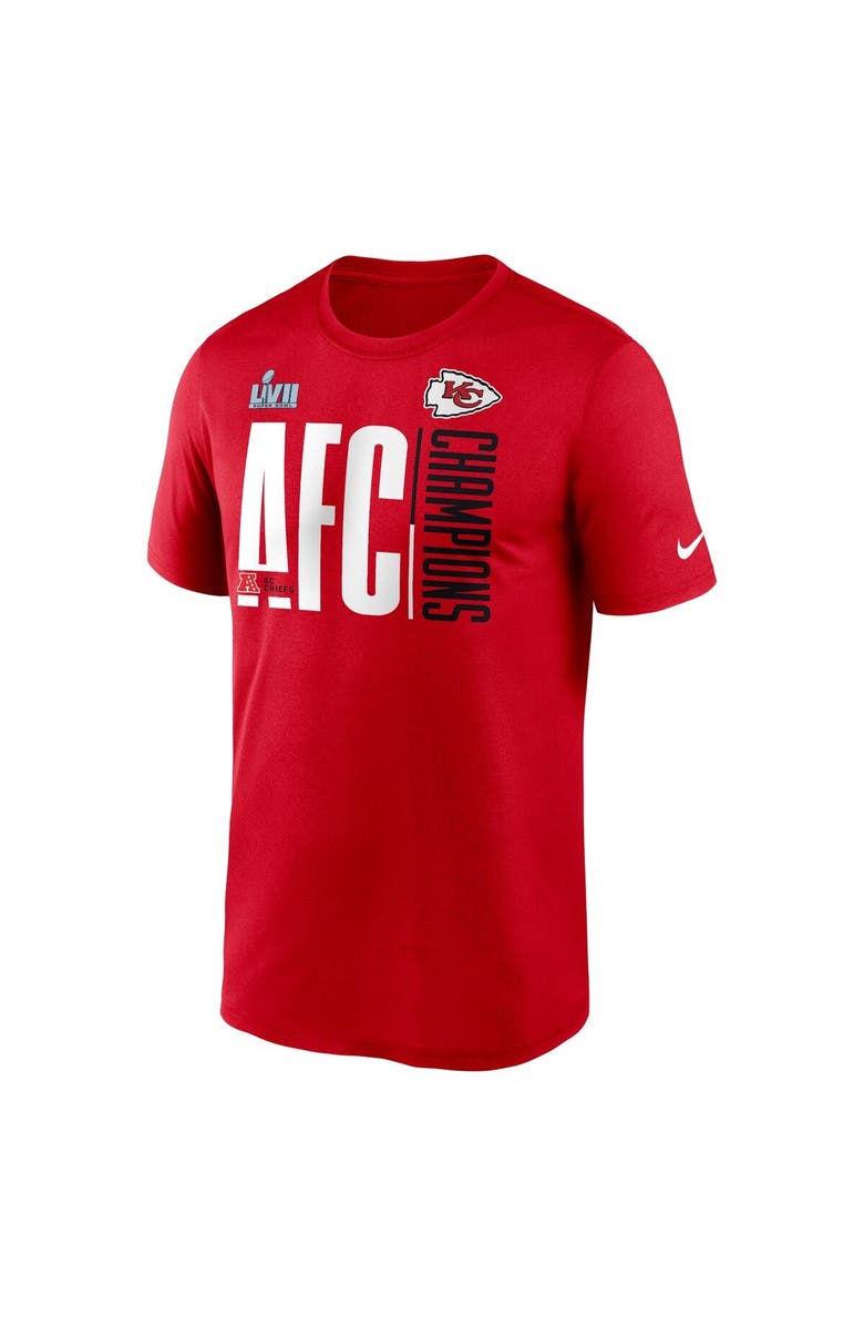 Nike Men's Nike Red Kansas City Chiefs 2022 AFC Champions Iconic T-Shirt, Alternate, color, 